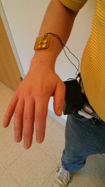 Battery-Operated Ultrasound Patch