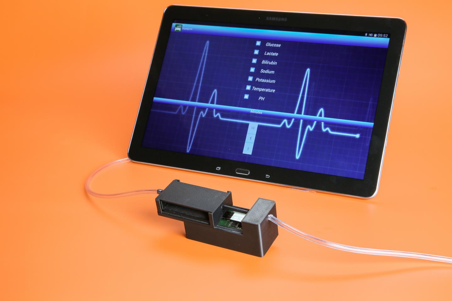 Compact Microfluidic Array of Biosensor for Intensive Care Units (1 of 2)