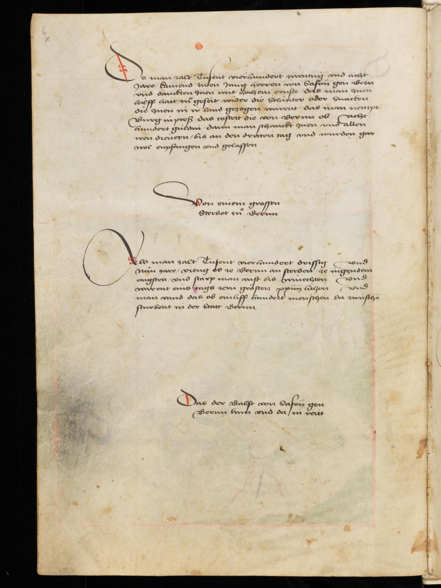 About a Great Mortality in Bern 1439