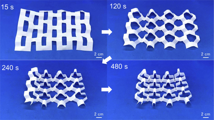 Self-folding origami honeycombs could revolutionize packaging