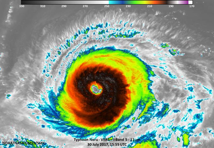 Suomi NPP Image of Noru