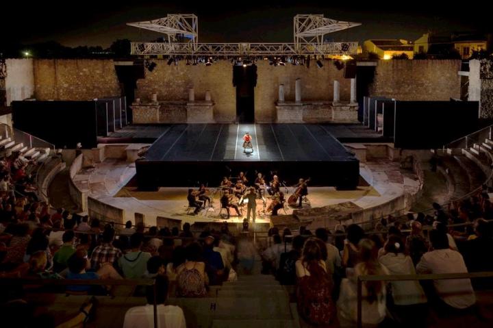 Roman Theatre in Italica, Spain