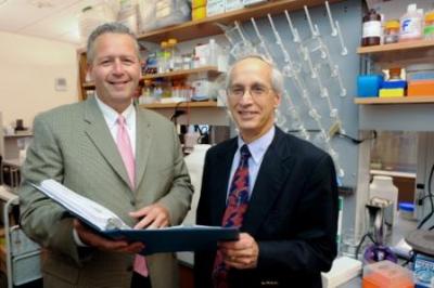 Joseph DeSimone and Joel Tepper, UNC Lineberger Comprehensive Cancer Center