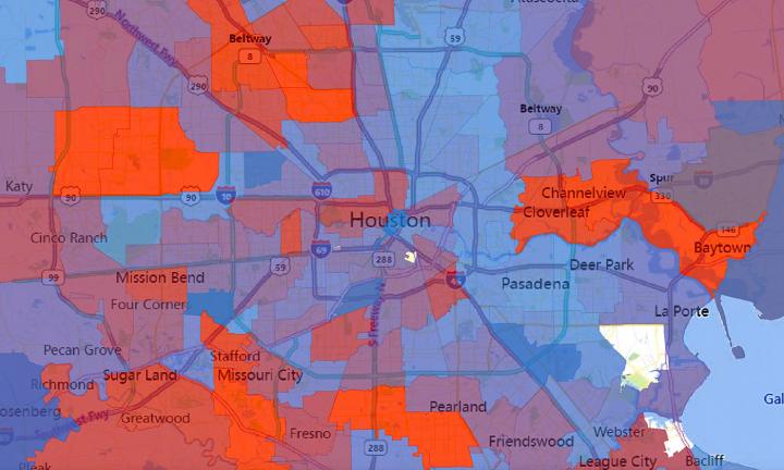 Virus Strains in Houston, Summer 2020