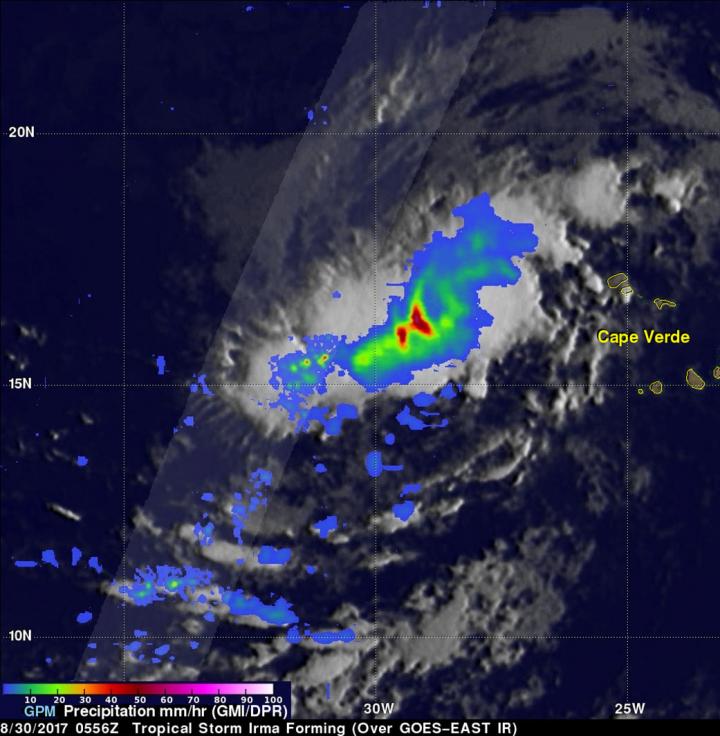 GPM Image of Irma
