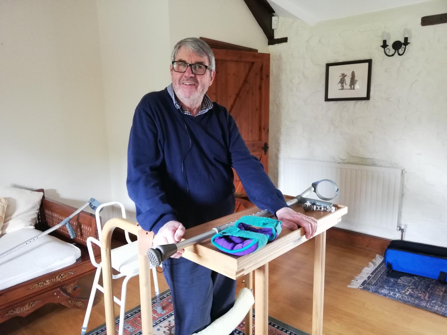 Multiple Sclerosis Standing Frame -- John Kendrick