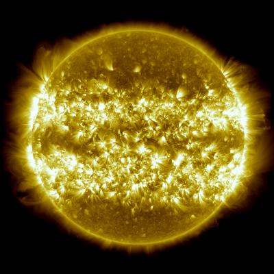 A Composite of 25 Separate Images of the Sun from NASA's SDO