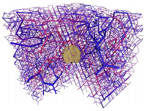 Rendering of a Bulk Tissue Tumor Simulation