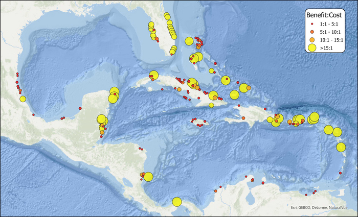 Map of restoration sites