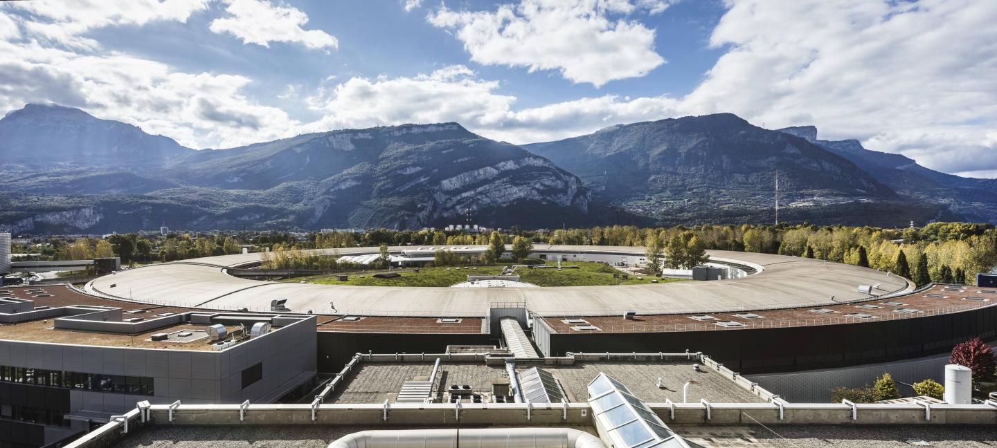 View of the ESRF, the European Synchrotron