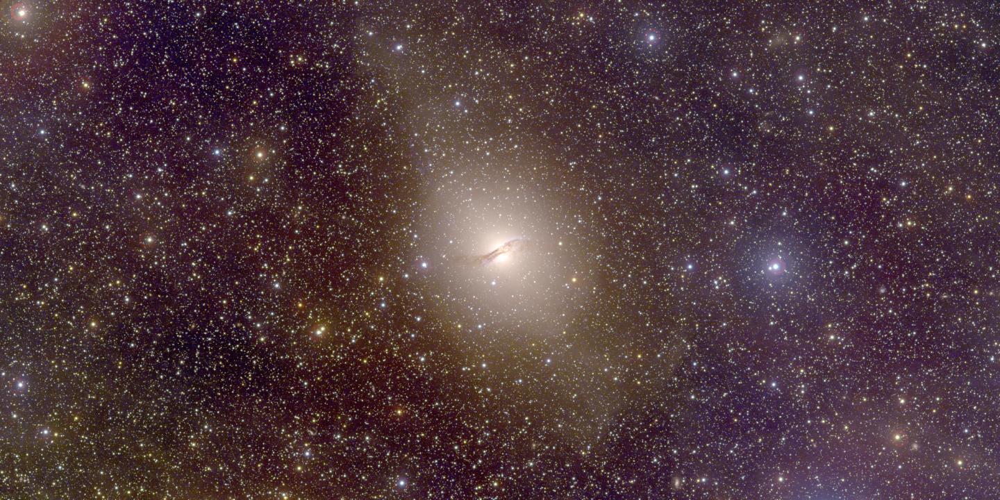 The Galaxy Centaurus A, with its Distinctive Dust Lane