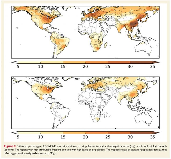 Exposure to Air Pollution Increases COVID-19 Deaths by 15% Worldwide