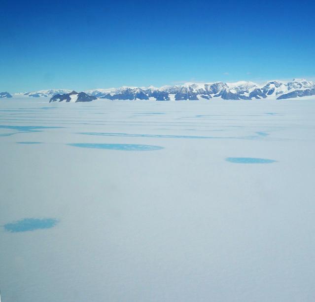 Meltwater Pools on Larsen C Ice Shelf