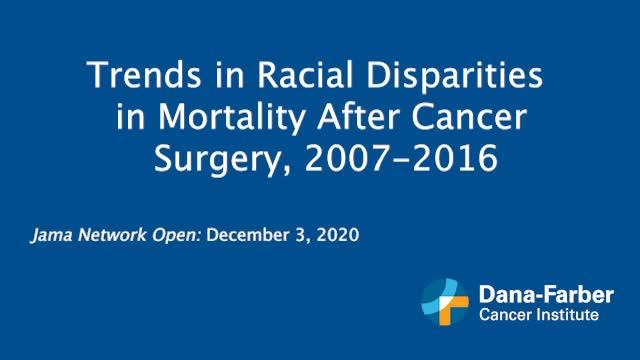 Disparities in mortality after cancer surgery
