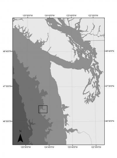 Locator Map for Colonies of Glass Sponges