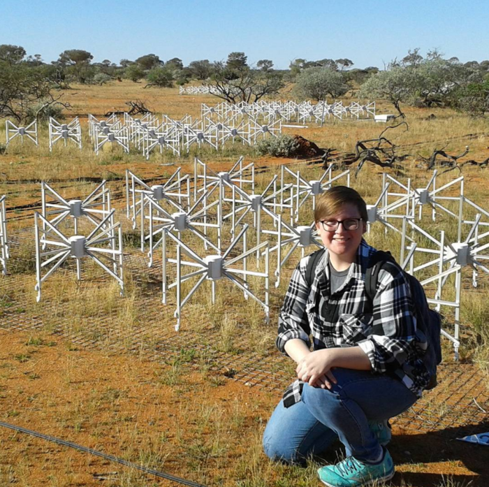Dr Kristen Lynch w Murchison Widefield Array