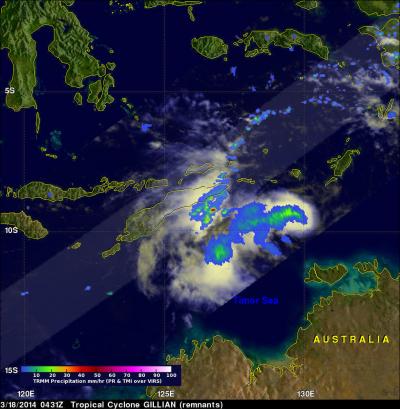 TRMM Image of Gillian