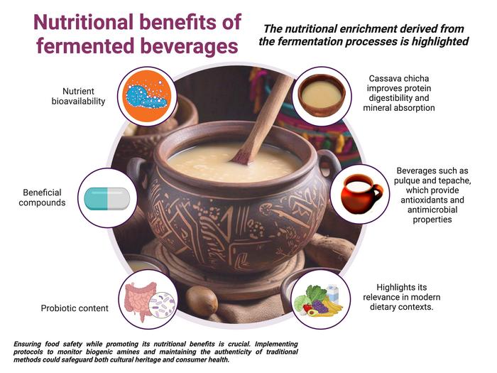 Nutritional benefits of fermented beverages