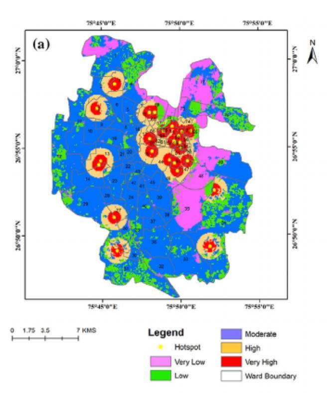 GIS for COVID Hotspots in India