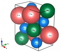 Atomic Structure of CaMgSi