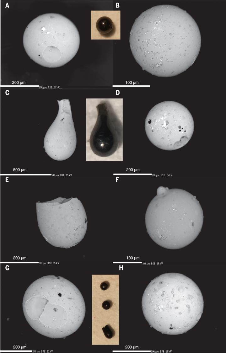 Comet Hit Earth during Ancient Warm Period, Glassy Spherules Suggest