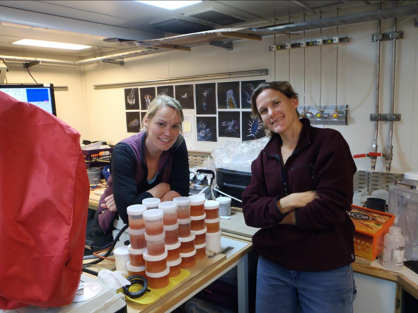 Co-authors on research cruise