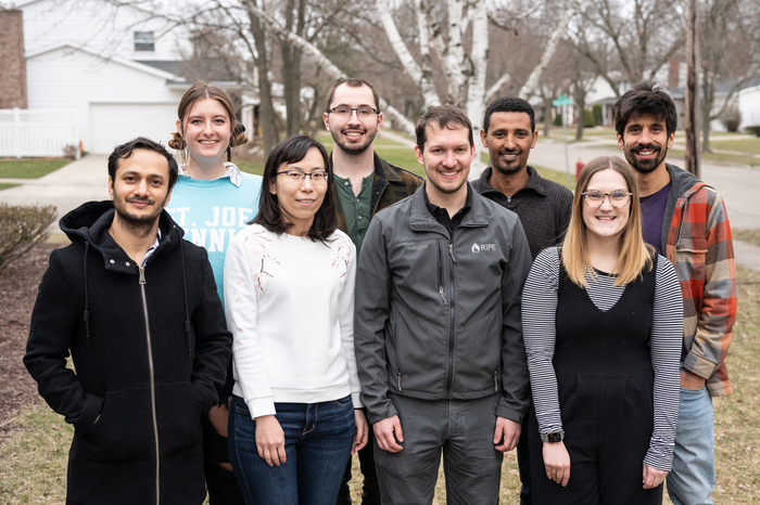 A photo of the Walker lab team at Michigan State University.