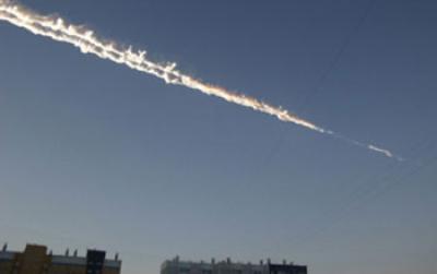Meteor Trail over Eastern Russia