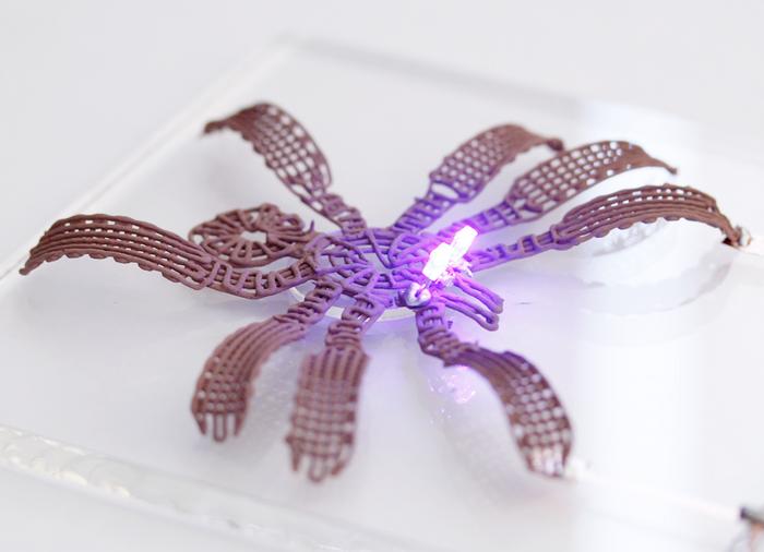 Printing a Metallic Spider