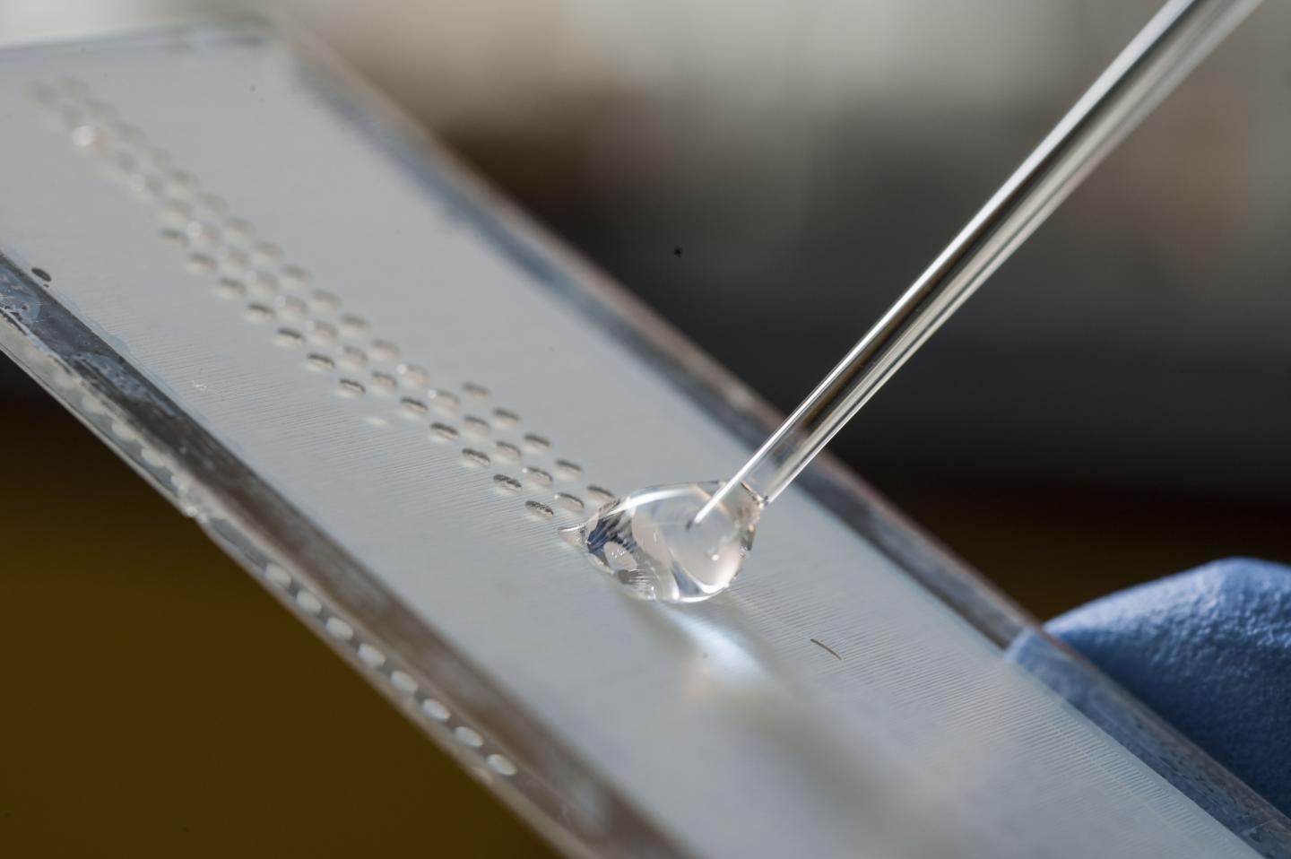 Water Droplets as Miniaturized Test Tubes