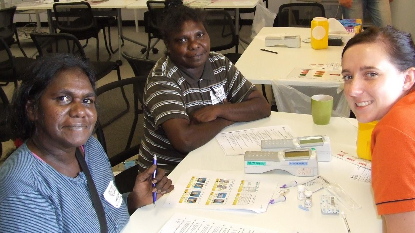 Brooke Spaeth Training Aboriginal Health Workers