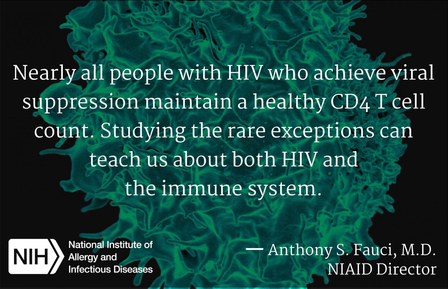 Quote from NIAID Director Dr. Anthony Fauci