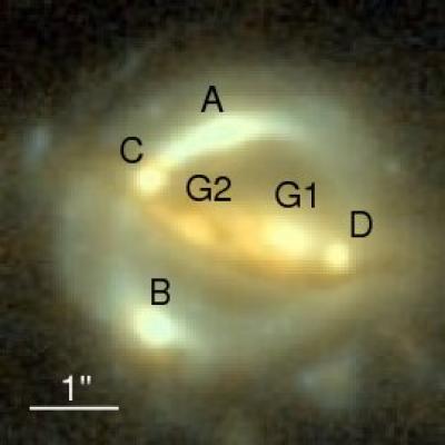 Image of Gravitational Lens B1608