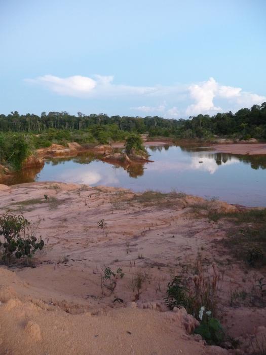 Gold mine in Rondonia, Amazonian Brazil