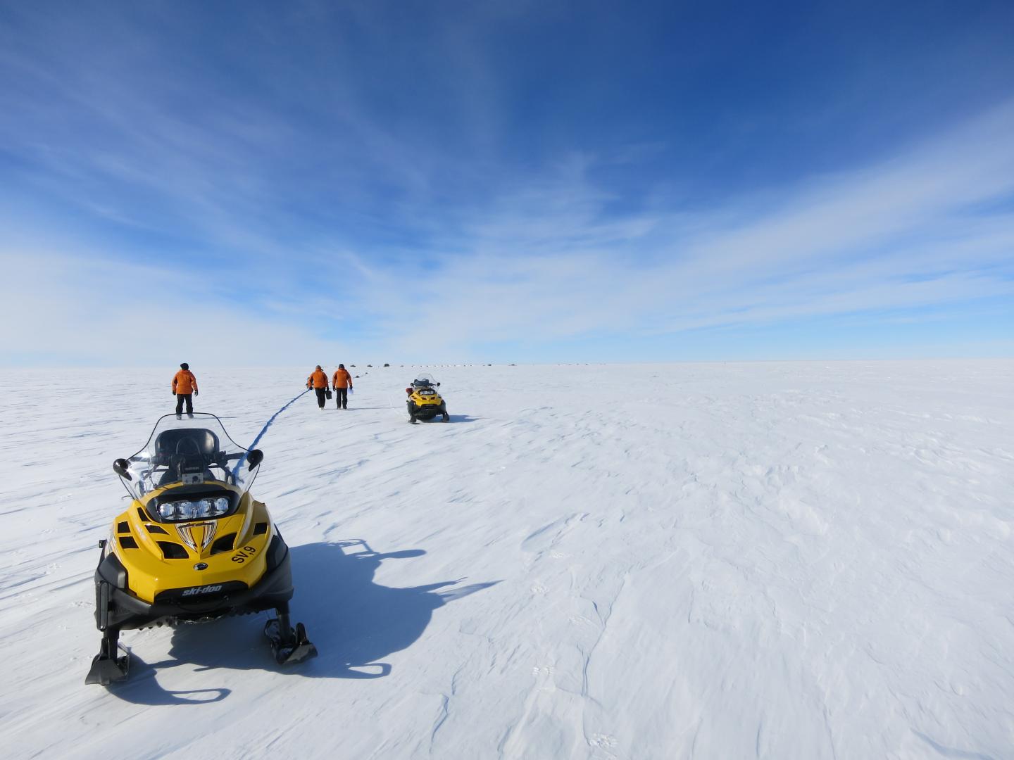 Researchers Survey Pine Island Glacier in West Antarctica (1 of 3)
