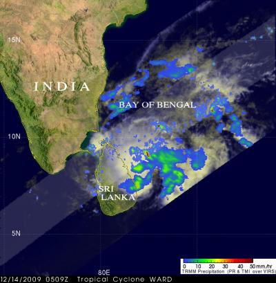 TRMM Captures 05B's Rainfall