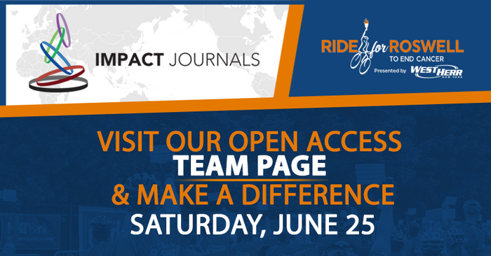 Impact Journals Sponsors 2022 Ride for Roswell