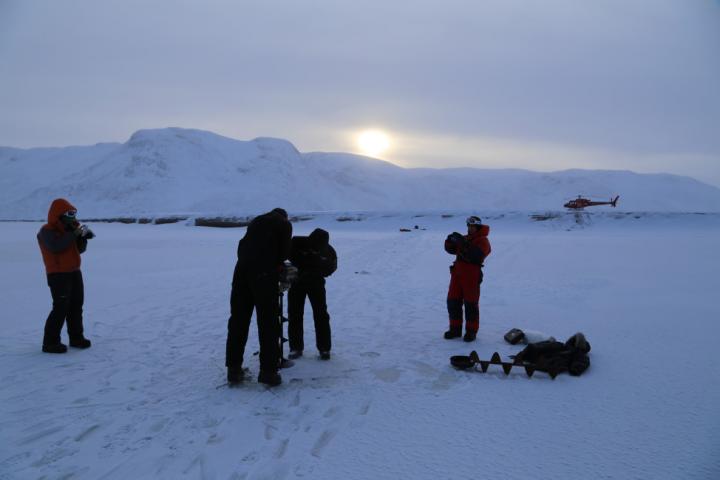 Drilling in Ice