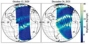 C- and reverse-C-shaped plasma bubbles