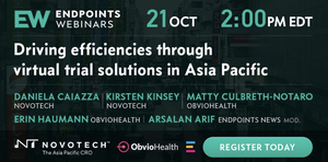 Driving Efficiencies with Virtual Trials Solutions in Asia Pacific – Endpoints Webinar featuring Novotech and ObvioHealth