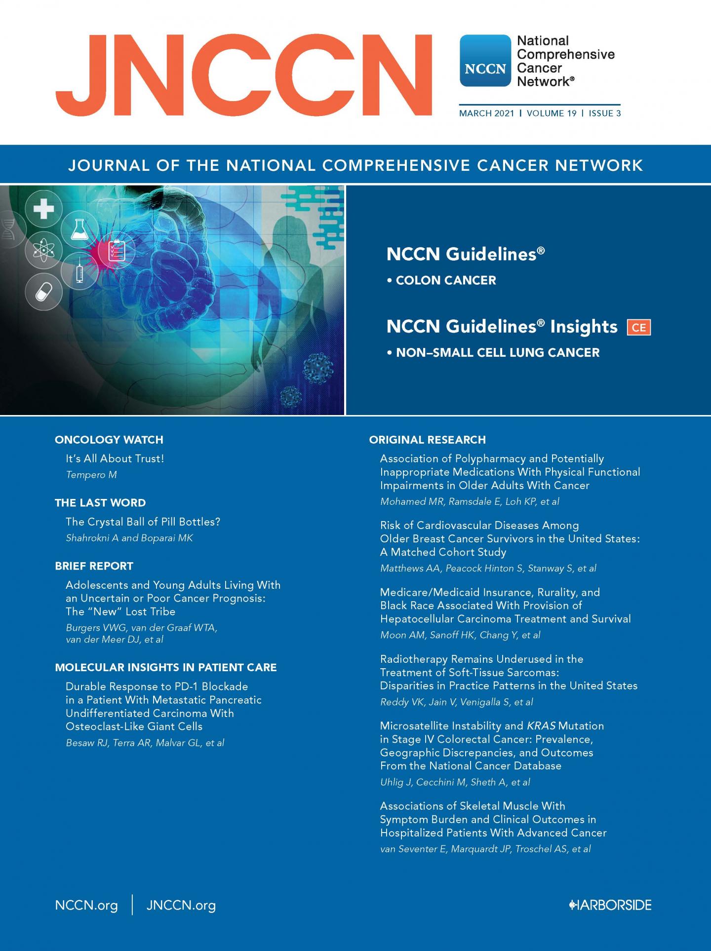 JNCCN March 2021 Cover