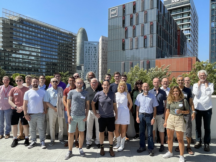 Photo of the group of participants at the Poblenou campus meeting