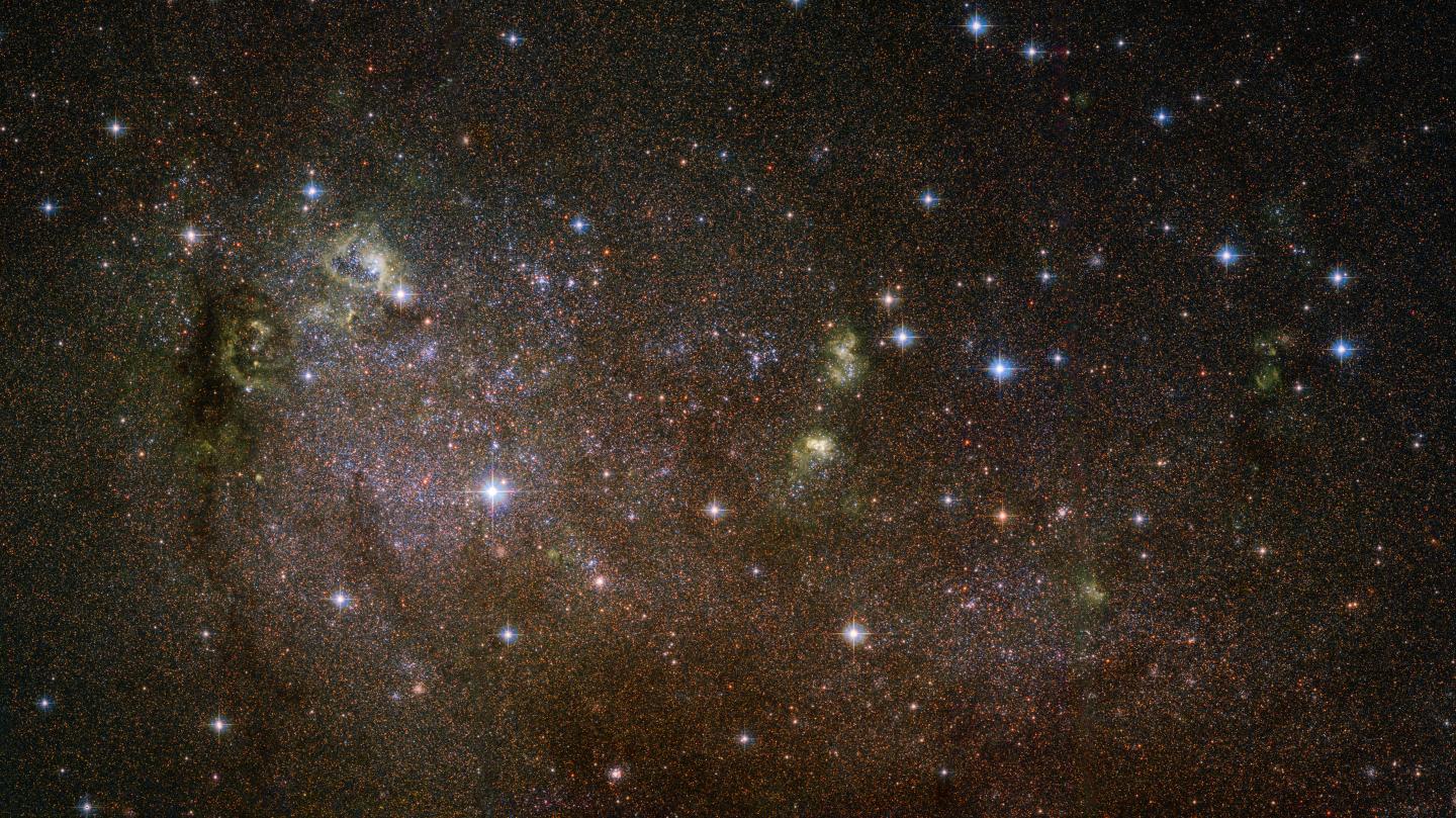 Hubble's View of Irregular Galaxy IC 10