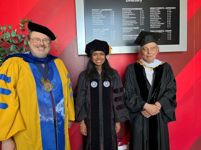 Niveditha Ramasubramanian graduation photo