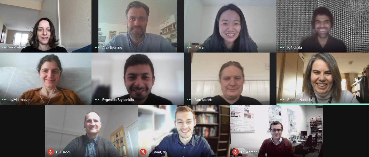 Part of the research team