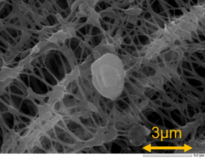 Sulfate particle