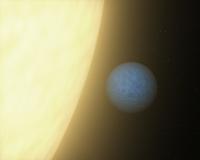 A Super-Earth Races around Its Host Star