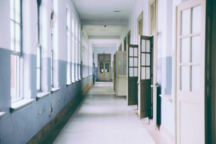 Empty School hallway