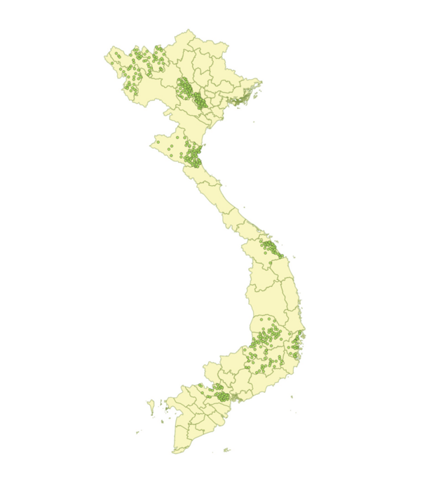 Viet Nam VARHS map