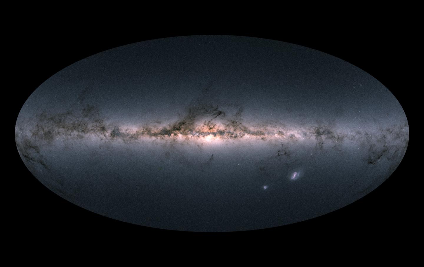 Star Map Produced by ESA's Gaia Mission